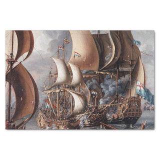 “A Sea Fight” by Lorenzo a Castro Tissue Paper