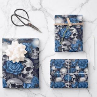 A Skull and Roses Series Design 12  Sheets