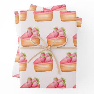 A Slice of Strawberry Fruit Cake   Sheets