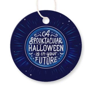 A Spooktacular Halloween Round Gift Tags