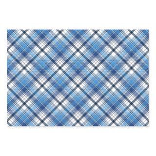 A stylish blue plaid design  sheets