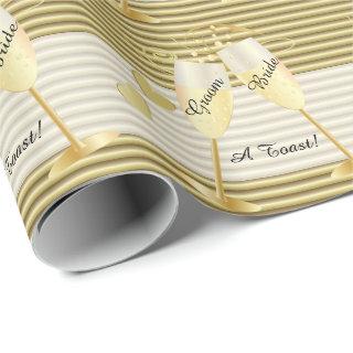 A Toast to the Bride and Groom Wedding | DIY Text