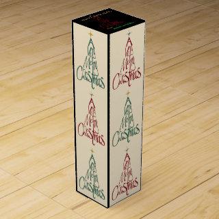 A Very Merry Christmas Personalized Wine Box