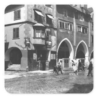 A view of Lindau, c.1910 Square Sticker