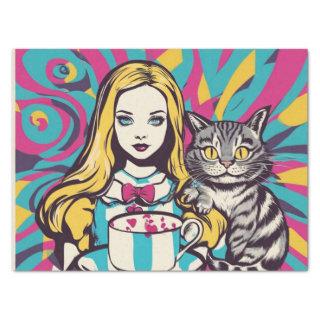 A Wonderland Popart Decoupage Paper