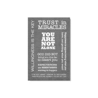 AA Sayings & Slogans 3 Canvas