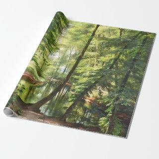 Aagaard Forest Stream Landscape Painting