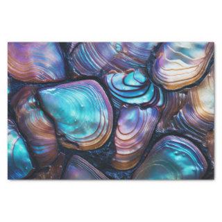 Abalone Shell Abstract Pattern Tissue Paper