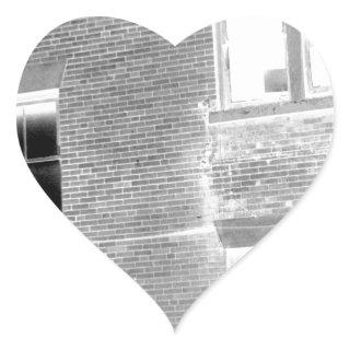Abandoned Apartment For Rent - negative Heart Sticker