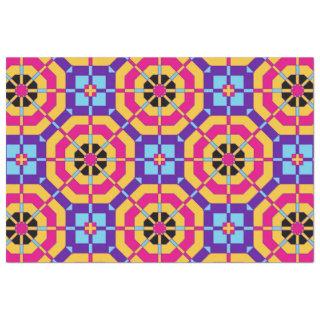 Abastract Colorful Kaleidoscope Geometric Pattern Tissue Paper