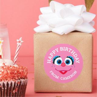 Abby Cadabby Face | Happy Birthday Gift Tag