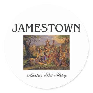 ABH Jamestown Classic Round Sticker