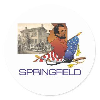 ABH Springfield Classic Round Sticker