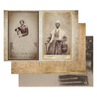 ABOLITIONIST HEROES DECOUPAGE  SHEETS