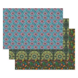 Aboriginal dot  Flat Sheet Set of 3