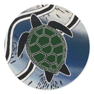 aboriginal sea turtle sticker
