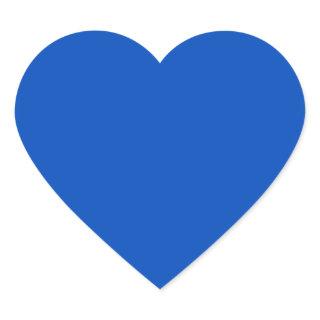 Absolute Zero (solid color)  Heart Sticker
