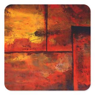 Abstract Art Square Sticker