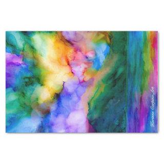 Abstract Art Sunrise Tissue Paper