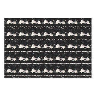 Abstract Black, White, and Pastel Color Splash  Sheets