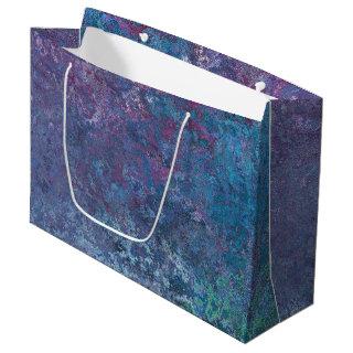 Abstract Blue and purple colorful design Large Gift Bag