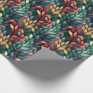 Abstract Christmas Leaves
