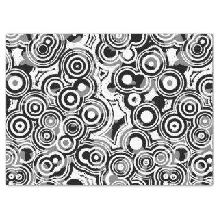abstract circles tissue paper