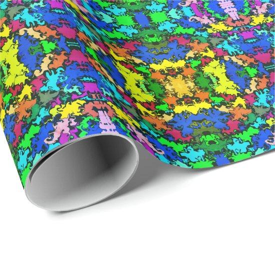 Abstract Colorful Twirl / Mirror / Greenleaf /
