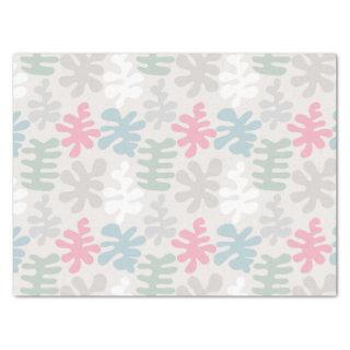 Abstract Coral Reef Shapes Tissue Paper