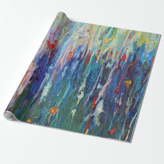 Abstract cute elegant beautiful pattern oil paint