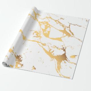Abstract Faux Gold Modern Pattern