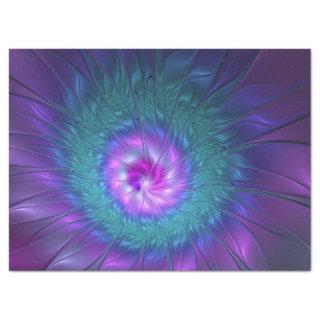 Abstract Floral Beauty Colorful Fractal Art Flower Tissue Paper