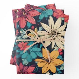 Abstract Floral Pattern for Any Occasion   Sheets