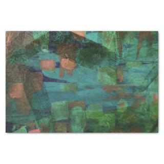 Abstract Green Floral Nature Lovers Forrest        Tissue Paper