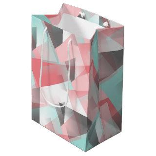 Abstract Hip Modern Geometric Mosaic Art Pattern Medium Gift Bag