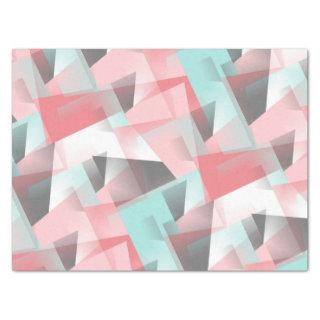 Abstract Hip Modern Geometric Mosaic Art Pattern Tissue Paper
