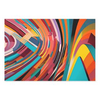 Abstract Modern Colorful Bright Pattern Bold Urban  Sheets