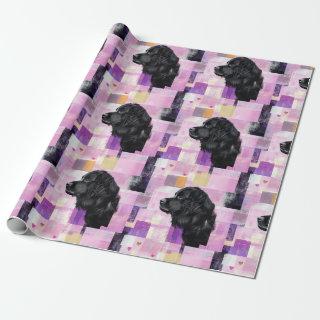 Abstract Newfie pattern