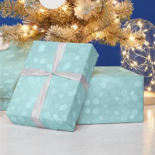 Abstract seafoam mint green bokeh Christmas lights