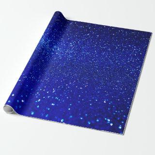 Abstract shiny blue glitter background
