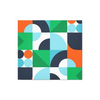 Abstract simple shapes and shapes canvas print