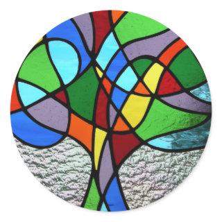Abstract Tree of Life Sticker