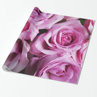 Abstract White Roses Garden Elegant Floral Wrappin