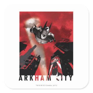 AC Poster - Batman flying Square Sticker