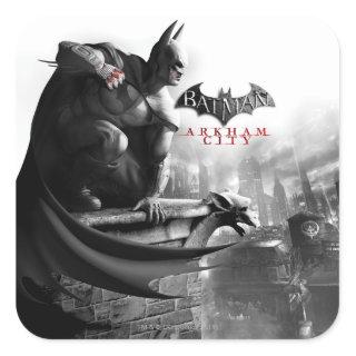 AC Poster - Batman Gargoyle Ledge Square Sticker
