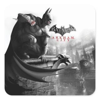 AC Poster - Batman Gargoyle Ledge Square Sticker