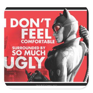 AC Propaganda - Catwoman Uncomfortable Square Sticker
