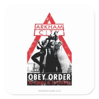 AC Propaganda - Obey/To Submit Is To Survive Square Sticker