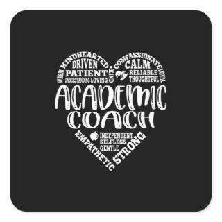 Academic coach, Instructional coach Square Sticker