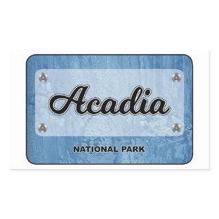 Acadia National Park Rectangular Sticker